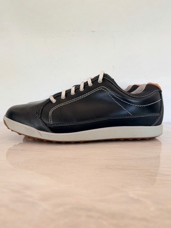 FootJoy Contour Casual Golf Shoes Men’s 10M Black Leather Spikeless 54244 main image 5